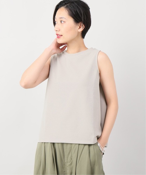 Simplicite(サンプリシテ)の「カットミラノT/T(Tシャツ/カットソー・レディース・ホワイト/ブラック/ベージュ/イエロー・FREE)」の19枚目の写真