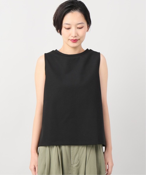 Simplicite(サンプリシテ)の「カットミラノT/T(Tシャツ/カットソー・レディース・ホワイト/ブラック/ベージュ/イエロー・FREE)」の21枚目の写真