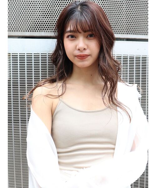 MURUA（ムルーア）の「バッククロスリブキャミソール（キャミソール・レディース・ホワイト/ブラック/オレンジ/ベージュ・FREE）」の4枚目の写真