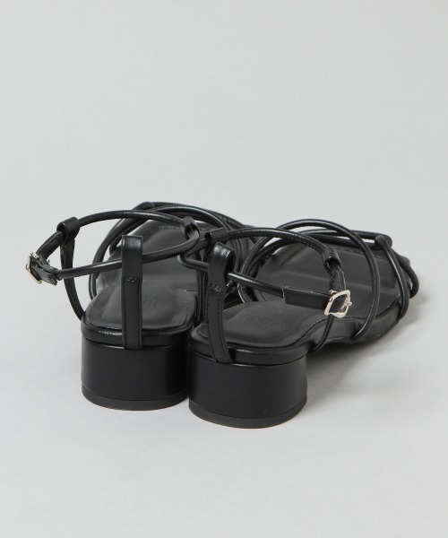 HARE（ハレ）の「スクエアStringサンダル(HARE)（サンダル・レディース・ブラック/グリーン・M/L）」の8枚目の写真