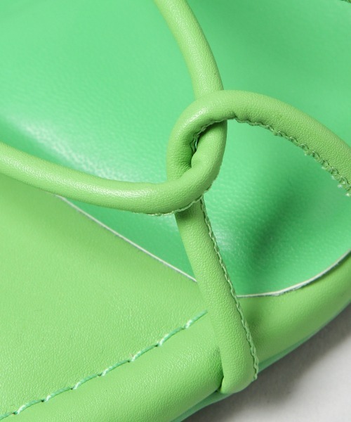 HARE（ハレ）の「スクエアStringサンダル(HARE)（サンダル・レディース・ブラック/グリーン・M/L）」の22枚目の写真