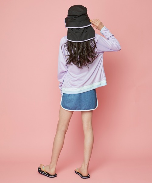 JENNI love（ジェニィラブ）の「グラデ総柄ビーチサンダル（サンダル・キッズ・ブラック/ラベンダー・22cm/23cm/24cm/20cm/21cm）」の9枚目の写真