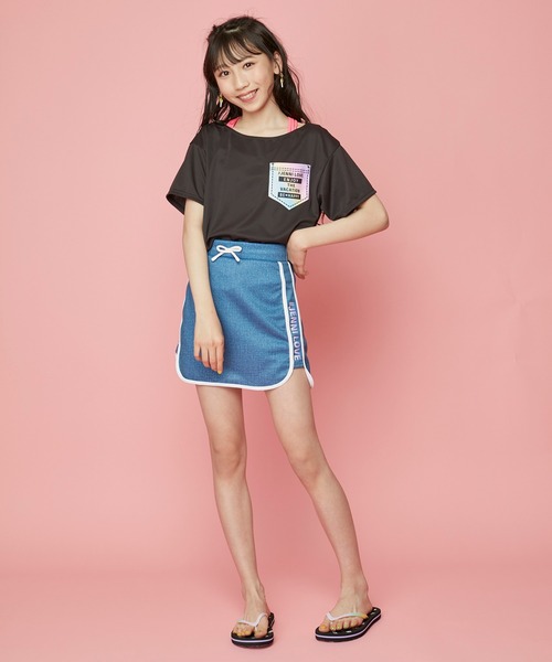 JENNI love（ジェニィラブ）の「グラデ総柄ビーチサンダル（サンダル・キッズ・ブラック/ラベンダー・22cm/23cm/24cm/20cm/21cm）」の12枚目の写真