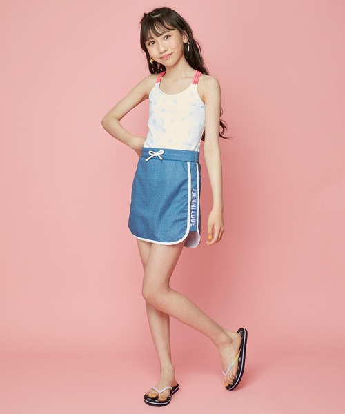 JENNI love（ジェニィラブ）の「グラデ総柄ビーチサンダル（サンダル・キッズ・ブラック/ラベンダー・22cm/23cm/24cm/20cm/21cm）」の7枚目の写真