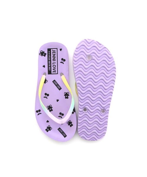 JENNI love（ジェニィラブ）の「グラデ総柄ビーチサンダル（サンダル・キッズ・ブラック/ラベンダー・22cm/23cm/24cm/20cm/21cm）」の16枚目の写真