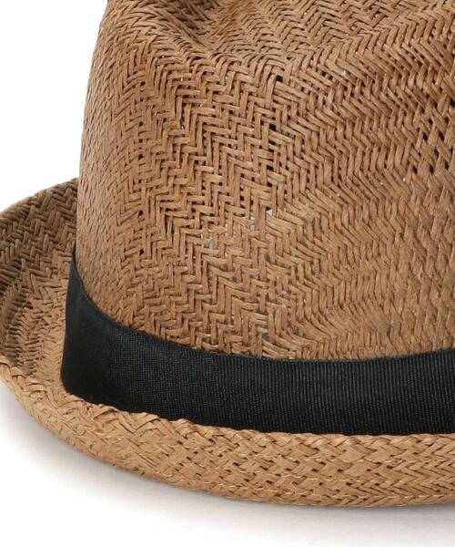 green label relaxing(グリーンレーベルリラクシング)の「SC GLR WOVEN ペーパー ハット(ハット・メンズ・ダークブラウン/ベージュ・FREE)」の8枚目の写真