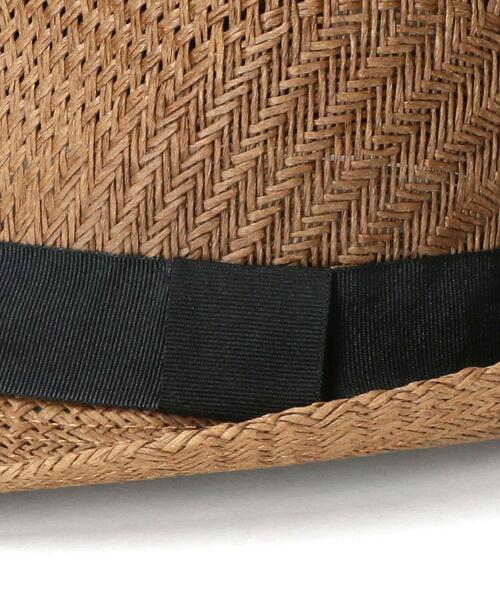green label relaxing(グリーンレーベルリラクシング)の「SC GLR WOVEN ペーパー ハット(ハット・メンズ・ダークブラウン/ベージュ・FREE)」の9枚目の写真
