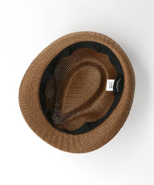 green label relaxing(グリーンレーベルリラクシング)の「SC GLR WOVEN ペーパー ハット(ハット・メンズ・ダークブラウン/ベージュ・FREE)」の11枚目の写真