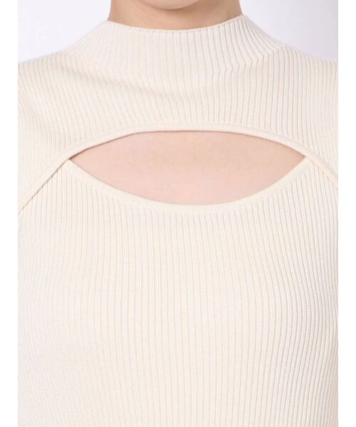 GYDA（ジェイダ）の「フロントオープンマーメイドニットワンピース（ワンピース・レディース・アイボリー/ブラック/ベージュ・FREE）」の19枚目の写真