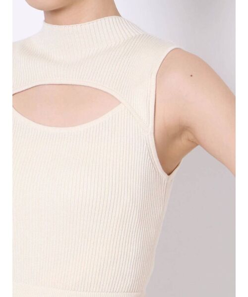 GYDA（ジェイダ）の「フロントオープンマーメイドニットワンピース（ワンピース・レディース・アイボリー/ブラック/ベージュ・FREE）」の20枚目の写真