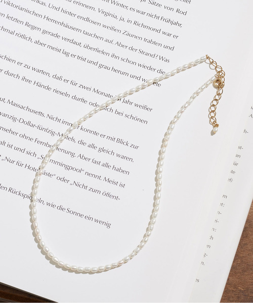 Dot&Stripes CHILD WOMAN(ドットアンドストライプス チャイルドウーマン)の「淡水パール ネックレス(ネックレス・レディース・キナリ・FREE)」の3枚目の写真