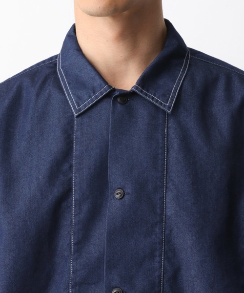 GLOBAL WORK(グローバルワーク)の「デニムカバーオールシャツ半袖/935473(シャツ/ブラウス・メンズ・ネイビー/グレー/ブルー・SMALL/MEDIUM/LARGE)」の17枚目の写真