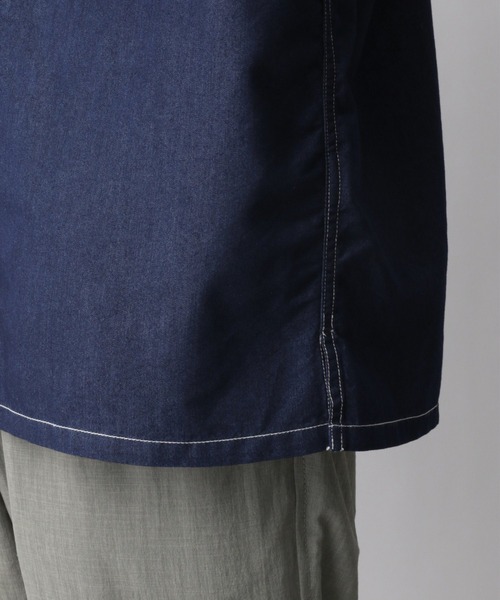 GLOBAL WORK(グローバルワーク)の「デニムカバーオールシャツ半袖/935473(シャツ/ブラウス・メンズ・ネイビー/グレー/ブルー・SMALL/MEDIUM/LARGE)」の19枚目の写真