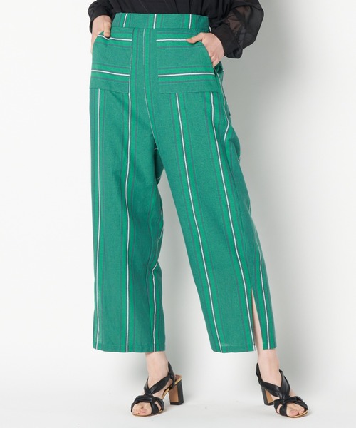 ライチ(ライチ)の「aurea/dr211-014 PT(その他パンツ・レディース・ブラウン/グリーン・FREE)」の2枚目の写真