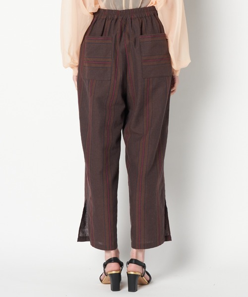 ライチ(ライチ)の「aurea/dr211-014 PT(その他パンツ・レディース・ブラウン/グリーン・FREE)」の4枚目の写真
