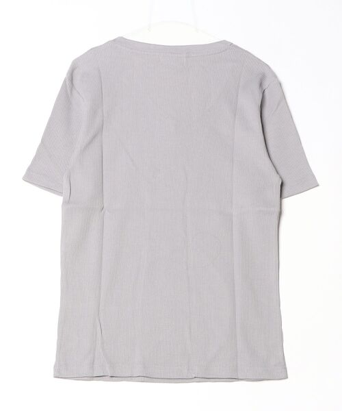 Bling Leads(ブリングリーズ)の「21/- サーマル Vネック 半袖 Tシャツ(Tシャツ/カットソー・メンズ・サックスブルー/グレー/ネイビー/カーキ/ホワイト/ライトピンク/ブラック・XL/M/L)」の8枚目の写真