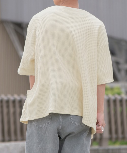 PairPair（ペアペア）の「サーマルカットソーカーデ（ユニセックス）（カーディガン/ボレロ・メンズ・ブラック/ブルー/アイボリー・FREE）」の17枚目の写真