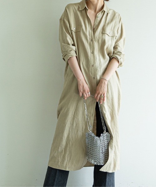 セール リネンシャツワンピース ワンピース Gallardagalante ガリャルダガランテ のファッション通販 Zozotown