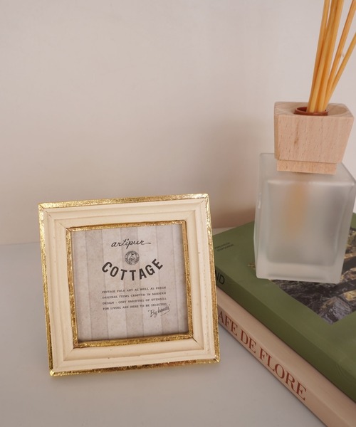 ammy.（エイミードット）の「【 ammy. / エイミードット 】 ラウンド スクエア ミニ フォトフレーム（フォトフレーム・レディース・ネイビー/ゴールド/アイボリー/ゴールド系その他2/ホワイト系その他2/ブルー系その他/ホワイト系その他/ゴールド系その他/ブルー系その他2・FREE）」の4枚目の写真