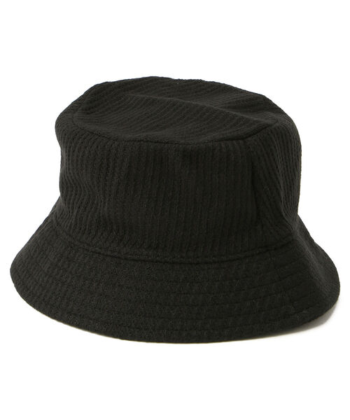 AVIREX(アヴィレックス)の「【直営店限定】ニットバケットハット/ KNIT BUCKET HAT(ハット・レディース・ブラック/オフホワイト・FREE)」の8枚目の写真