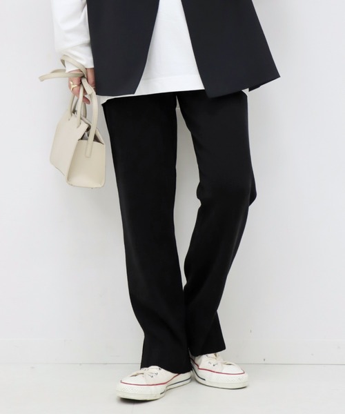 JOURNAL STANDARD（ジャーナルスタンダード）の「■■■ハイツイストコットンジョガーパンツ◆（その他パンツ・レディース・カーキ/ブラウン/ブラック・38/36）」の2枚目の写真