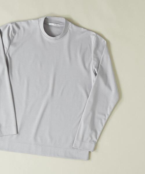 MEN'S MELROSE（メンズメルローズ）の「コンパクトポンチビズクルーTシャツ（Tシャツ/カットソー・メンズ・ホワイト/ネイビー/グレー/マスタード・2/4/3）」の3枚目の写真