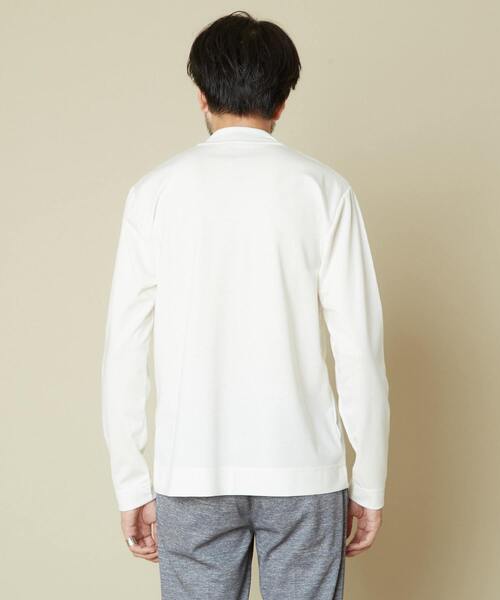 MEN'S MELROSE（メンズメルローズ）の「コンパクトポンチビズクルーTシャツ（Tシャツ/カットソー・メンズ・ホワイト/ネイビー/グレー/マスタード・2/4/3）」の11枚目の写真