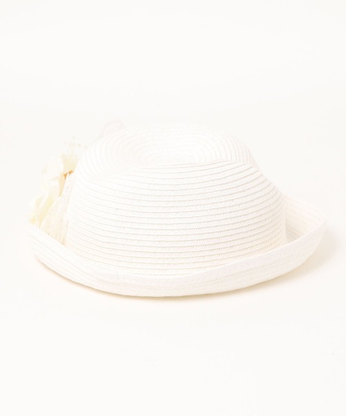 Catherine Cottage（キャサリンコテージ）の「フラワーペーパーハット（ハット・キッズ・ホワイト・54/56）」の4枚目の写真