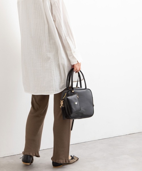 POU DOU DOU（プードゥドゥ）の「裾フリルニットパンツ（その他パンツ・レディース・イエロー/ブルー/モカ・3）」の9枚目の写真