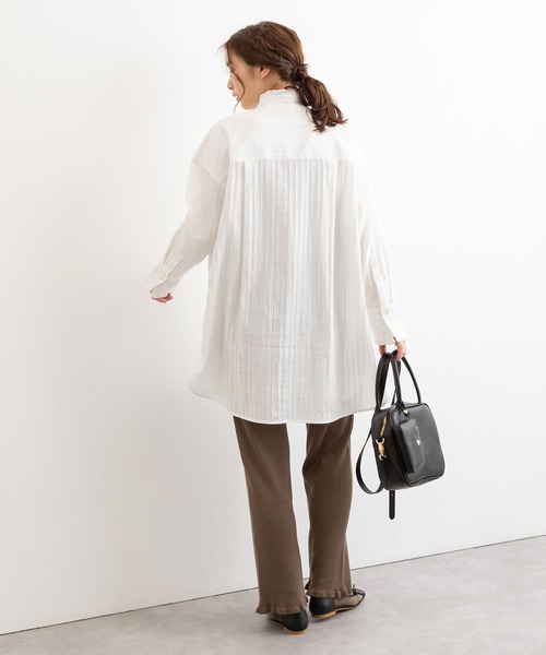 POU DOU DOU（プードゥドゥ）の「裾フリルニットパンツ（その他パンツ・レディース・イエロー/ブルー/モカ・3）」の13枚目の写真