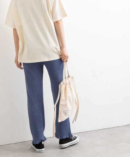 POU DOU DOU（プードゥドゥ）の「裾フリルニットパンツ（その他パンツ・レディース・イエロー/ブルー/モカ・3）」の16枚目の写真