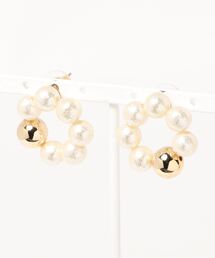 【Belle】パールサークルピアス(MA)