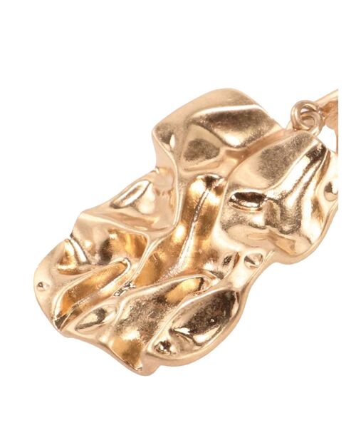 MURUA（ムルーア）の「クラッシュメタルプレートイヤリング（ピアス（両耳用）・レディース・ゴールド/シルバー・FREE）」の11枚目の写真