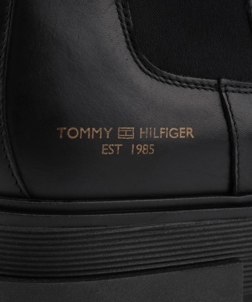 TOMMY HILFIGER(トミーヒルフィガー)の「【オンライン限定】チェルシーブーツ(ブーツ・レディース・ブラック・24cm/23.5cm/23cm)」の7枚目の写真