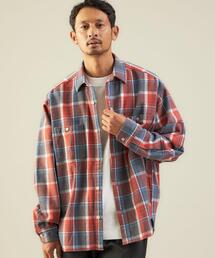 green label relaxing | ＜GLR/ lab＞ コットン ヘビー チェック ネルシャツ(シャツ/ブラウス)