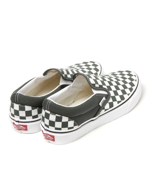 VANS(バンズ)の「【VANS(ヴァンズ)】SLIP-ON CHECK (MEN)(スリッポン・メンズ・カーキ/クリアブルー・LARGE/SMALL/MEDIUM)」の3枚目の写真