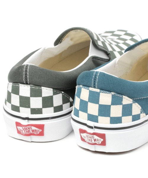 VANS(バンズ)の「【VANS(ヴァンズ)】SLIP-ON CHECK (MEN)(スリッポン・メンズ・カーキ/クリアブルー・LARGE/SMALL/MEDIUM)」の11枚目の写真