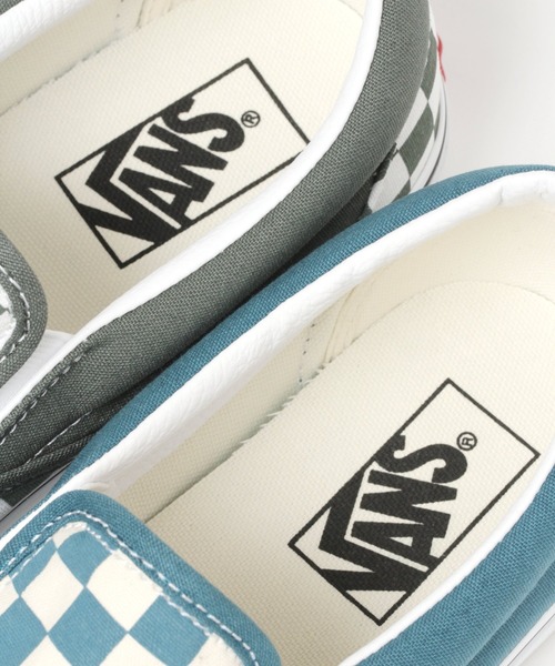 VANS(バンズ)の「【VANS(ヴァンズ)】SLIP-ON CHECK (MEN)(スリッポン・メンズ・カーキ/クリアブルー・LARGE/SMALL/MEDIUM)」の13枚目の写真