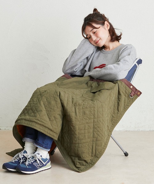 KRIFF MAYER Lady's Collection(クリフメイヤーレディースコレクション)の「アタタカ2WAY巻きスカート(スカート・レディース・カーキ/オレンジ/モカ/チャコール・MEDIUM/LARGE)」の13枚目の写真