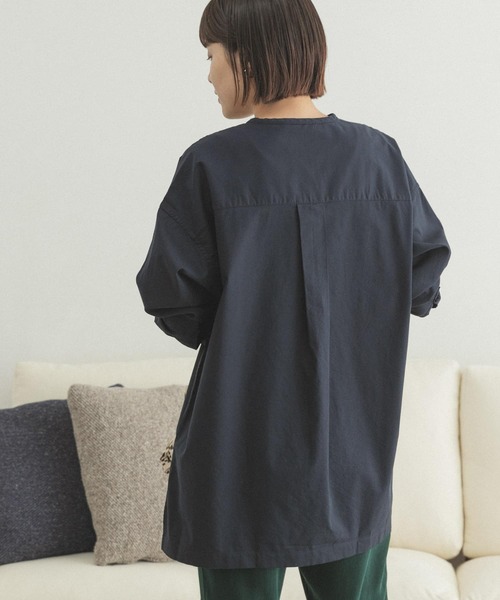 FORK&SPOON（フォークアンドスプーン）の「FORK&SPOON　ツイルシャツチュニック（シャツ/ブラウス・レディース・ネイビー/ストライプ・ONE）」の19枚目の写真