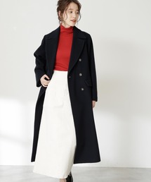 N.（N. Natural Beauty Basic） | 【S Size Line】◆ビーバーメルトンロングチェスターコート(チェスターコート)