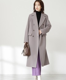 N.（N. Natural Beauty Basic） | 【S Size Line】◆ビーバーメルトンロングチェスターコート(チェスターコート)