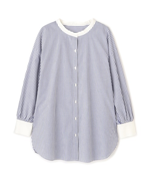 NATURAL BEAUTY BASIC(ナチュラルビューティーベーシック)の「クレリックフォルムシャツ/0171210901(シャツ/ブラウス・レディース・ベージュ系その他/ブルー系その他・MEDIUM/SMALL)」の19枚目の写真