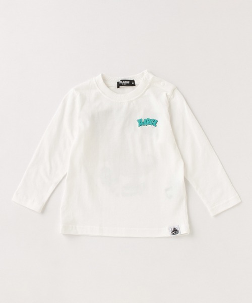 XLARGE KIDS(エクストララージキッズ)の「スケートダイナソー長袖゙Tシャツ(Tシャツ/カットソー・キッズ・ライトカーキ/ホワイト/ベージュ・140cm/130cm/110cm/120cm/90cm/100cm/80cm)」の16枚目の写真