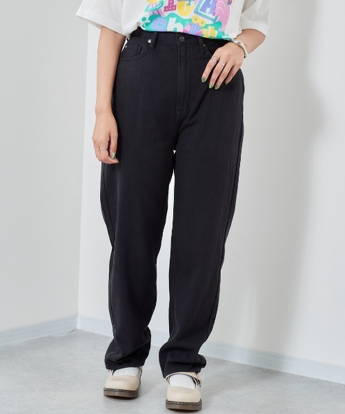 cepo（セポ）の「ライトオンス　ハイウエストデニムパンツ　セットアップ可能（デニムパンツ・レディース・ブラック/ネイビー・M/S）」の6枚目の写真