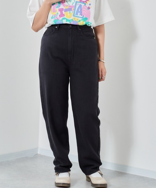 cepo（セポ）の「ライトオンス　ハイウエストデニムパンツ　セットアップ可能（デニムパンツ・レディース・ブラック/ネイビー・M/S）」の3枚目の写真