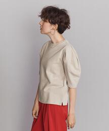 BEAUTY&YOUTH UNITED ARROWS | BY コットン天竺 ボリューム6分袖 カットソー(Tシャツ/カットソー)