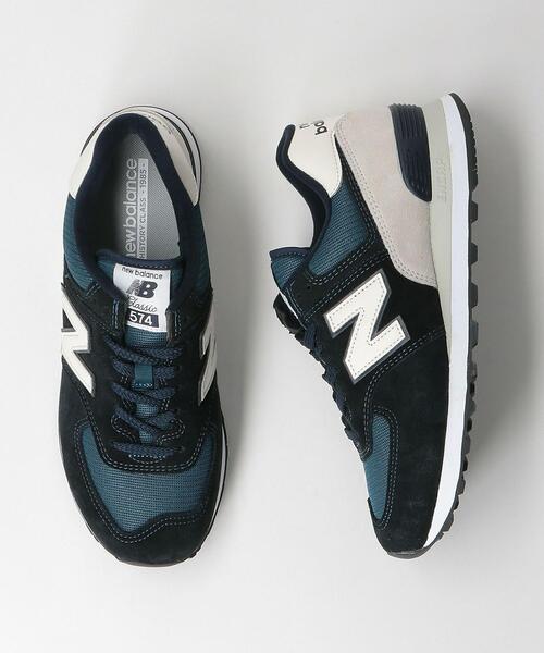 NEW BALANCE（ニューバランス）の「＜New Balance（ニューバランス）＞ ML574/スニーカー（スニーカー・メンズ・ホワイト/ネイビー/グレー・25cm/25.5cm/26cm/26.5cm/27cm/27.5cm/28cm/28.5cm/29cm）」の3枚目の写真