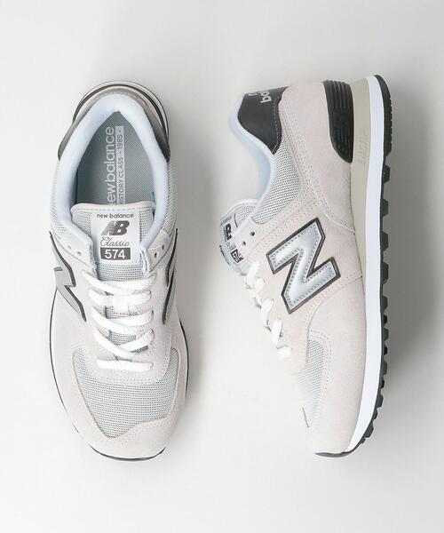 NEW BALANCE（ニューバランス）の「＜New Balance（ニューバランス）＞ ML574/スニーカー（スニーカー・メンズ・ホワイト/ネイビー/グレー・25cm/25.5cm/26cm/26.5cm/27cm/27.5cm/28cm/28.5cm/29cm）」の2枚目の写真