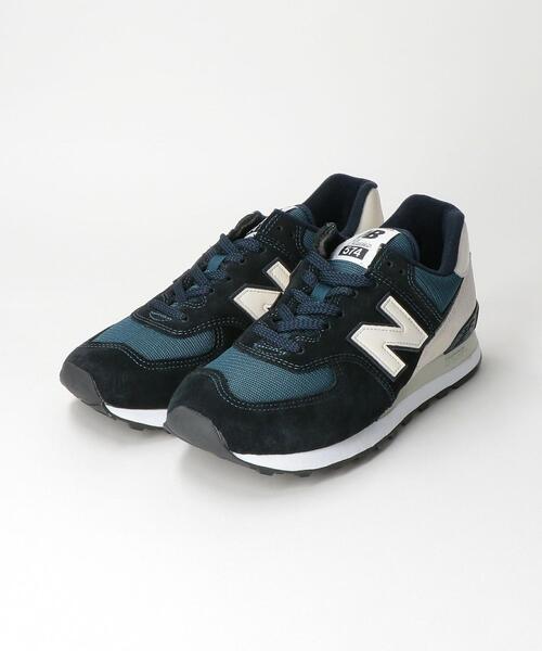 NEW BALANCE（ニューバランス）の「＜New Balance（ニューバランス）＞ ML574/スニーカー（スニーカー・メンズ・ホワイト/ネイビー/グレー・25cm/25.5cm/26cm/26.5cm/27cm/27.5cm/28cm/28.5cm/29cm）」の4枚目の写真